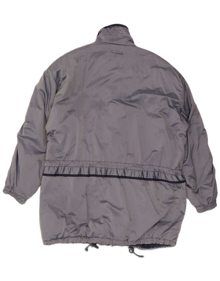 SKILA Chaqueta cortavientos para hombre UK 46 3XL Azul Acrílico