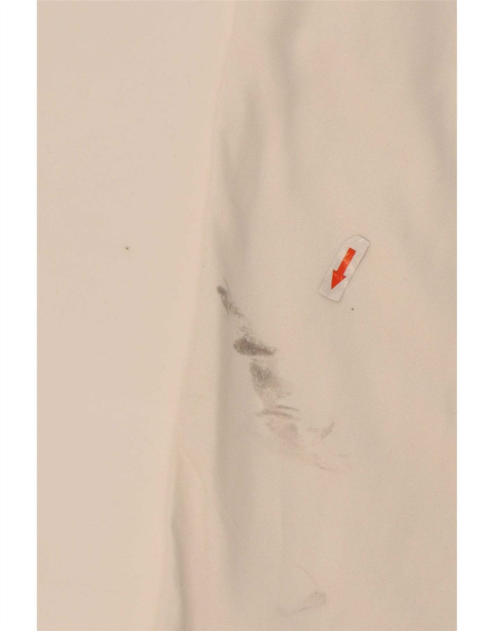 Murphy & Nye Pantalones chinos rectos para hombre mediano W32 L32 algodón blanco