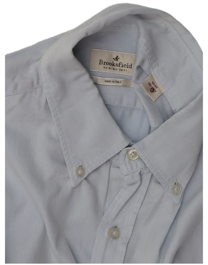 Camisa Brooksfield para hombre talla 43 azul grande