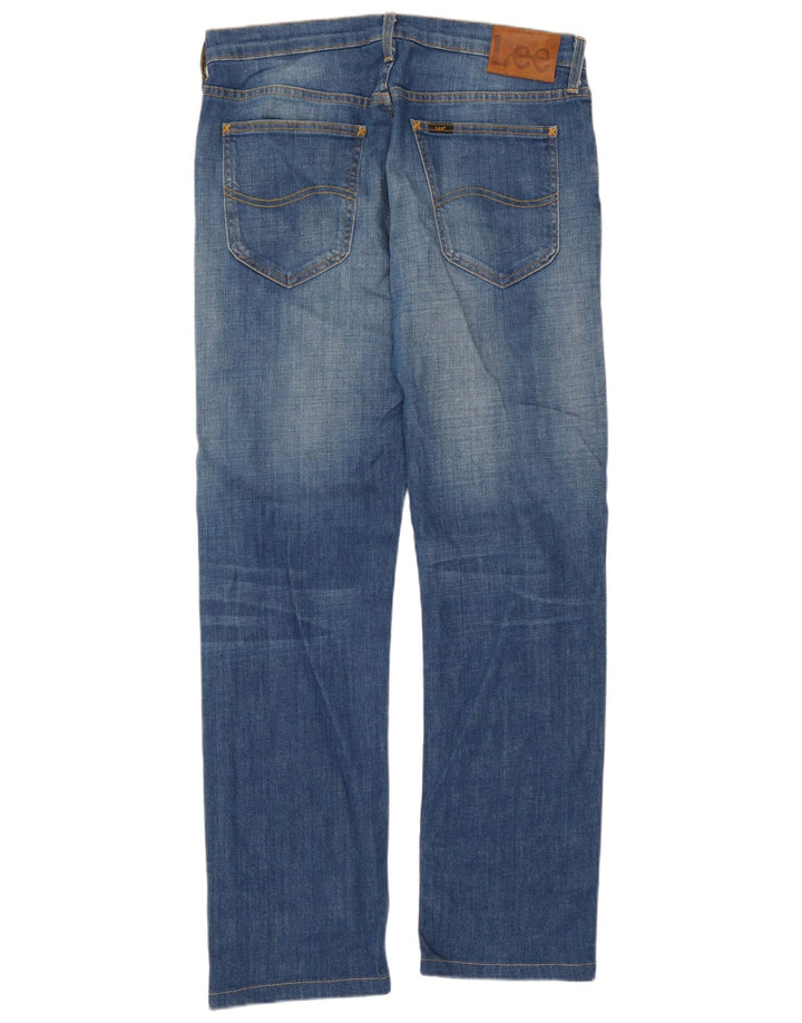 Vaqueros Lee Daren Straight para Hombre W32 L31 Algodón Azul