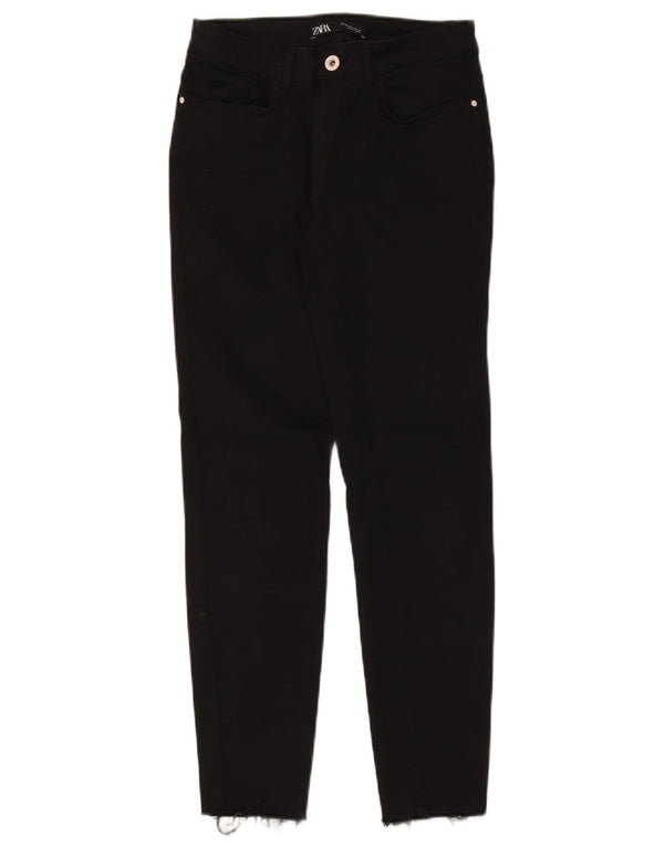 Zara Vaqueros Pitillo Mujer EU 36 XS W26 L28 Negro