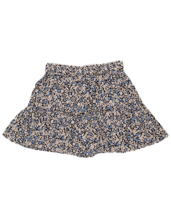 Zara Mujer Hot Pants Small W26 Viscosa Floral Multicolor