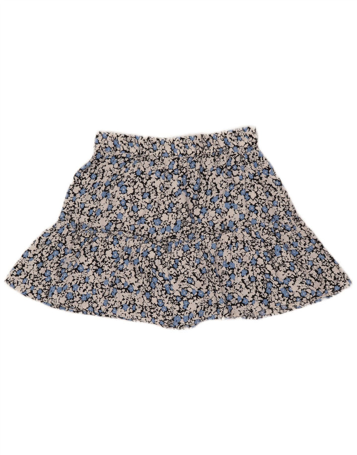 Zara Mujer Hot Pants Small W26 Viscosa Floral Multicolor