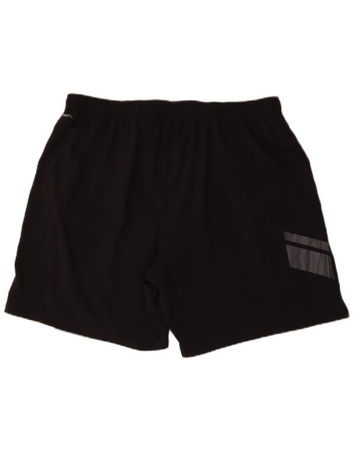 Puma Pantalones cortos deportivos gráficos para hombre 2XL Poliéster negro