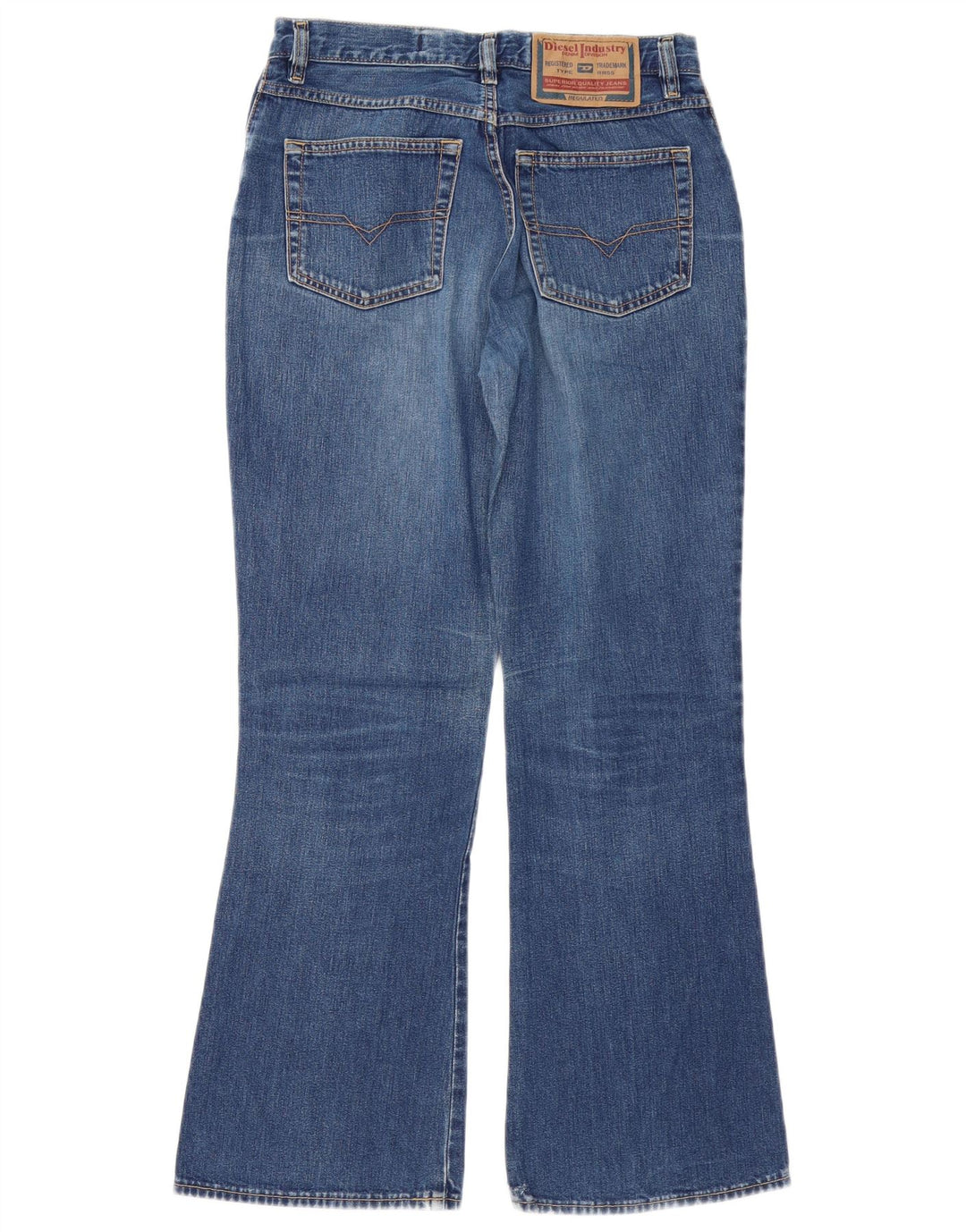 Vaqueros Acampanados Diesel Mujer W29 L29 Azul