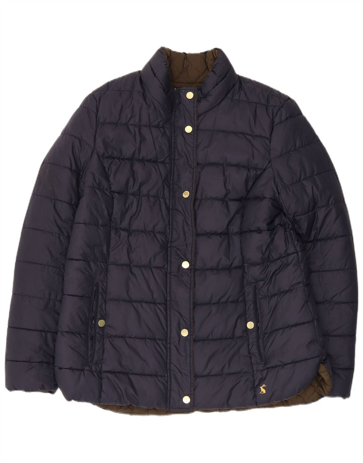 Chaqueta acolchada reversible para mujer Joules UK 46 Large Poliamida azul marino