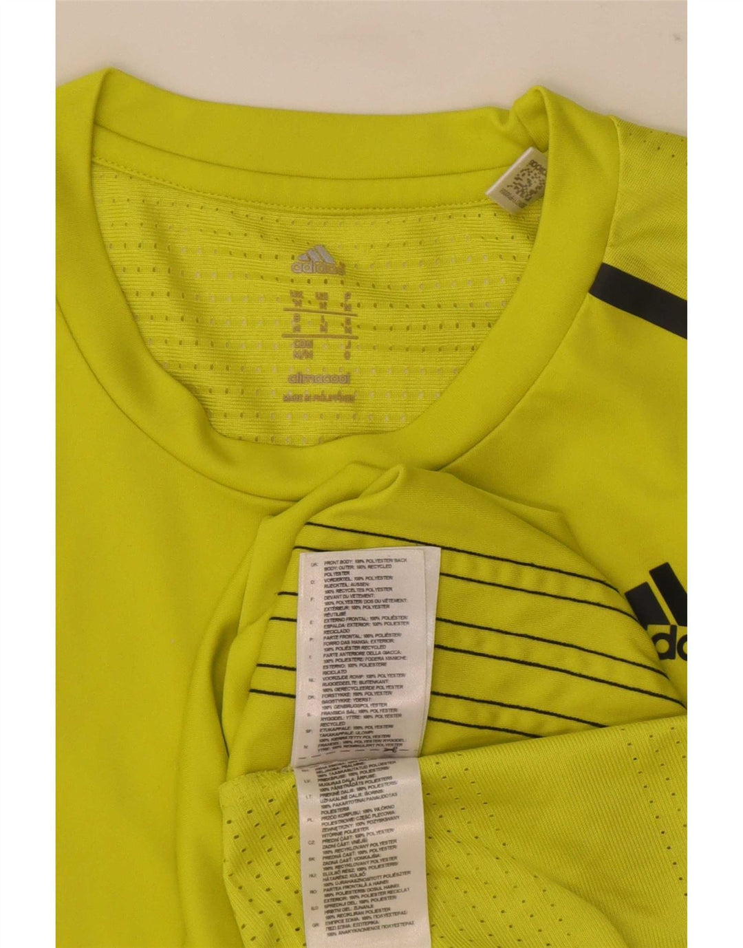 Adidas Hombre Climacool Camiseta Top Poliéster Amarillo Medio