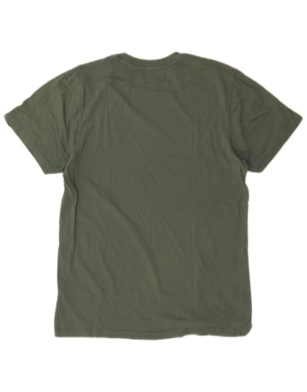 Vans Camiseta con gráfico de ajuste personalizado para hombre, parte superior de algodón verde medio