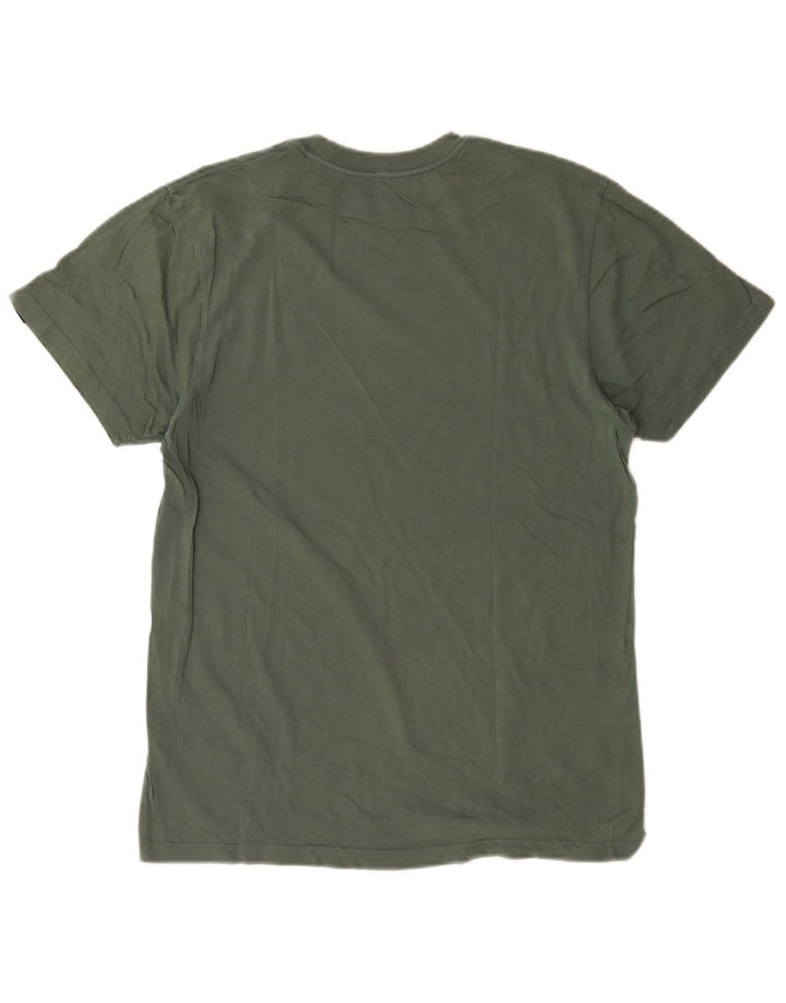 Vans Camiseta con gráfico de ajuste personalizado para hombre, parte superior de algodón verde medio