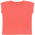 Benetton Camiseta Estampada para Mujer ES 44 Mediano Rosa