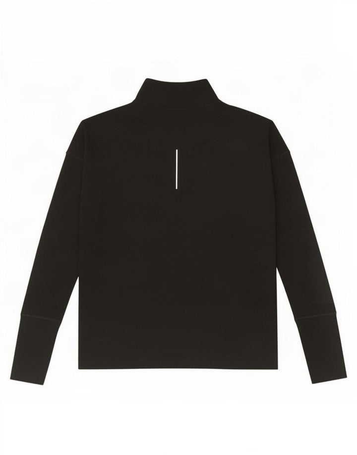 Nike Dri Fit - Chándal con cremallera y cuello para hombre, talla pequeña, poliéster negro