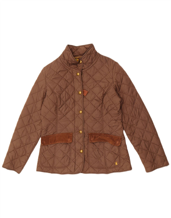 Chaqueta acolchada para mujer Joules UK 12 Algodón gris medio