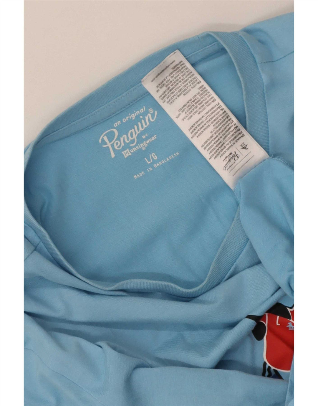 Penguin - Camiseta gráfica para hombre, talla grande, algodón azul