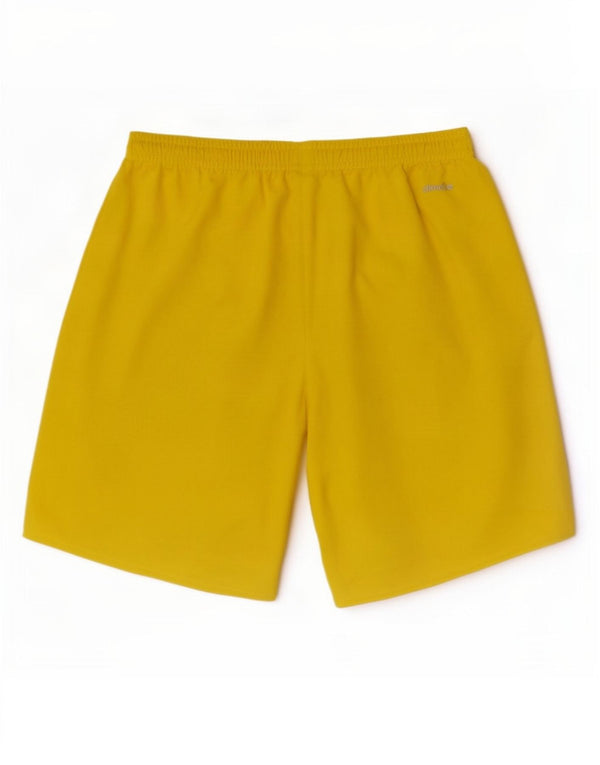 Adidas Mens Climalite Sport Shorts Pequeño Amarillo Poliéster