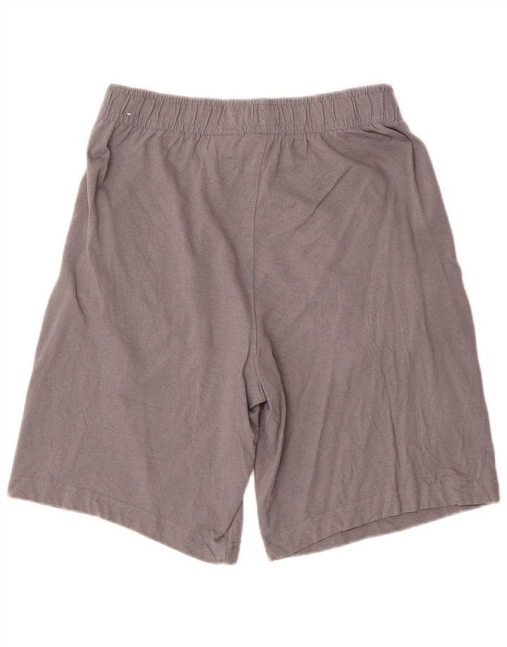 Pantalones cortos deportivos Nike para hombre de algodón gris medio