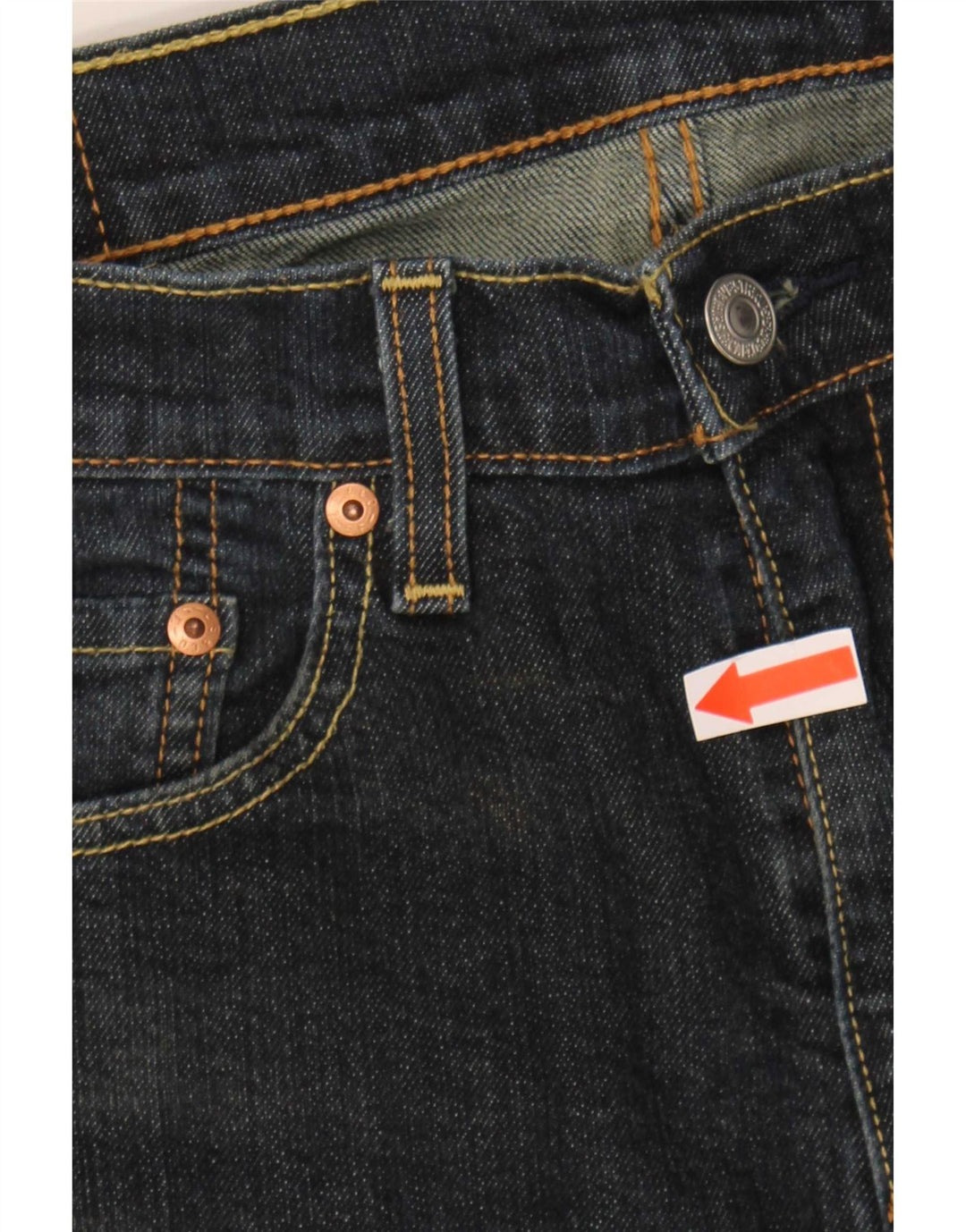 Levi's Mens 505 Regular Straight Jeans W31 L30 Azul marino