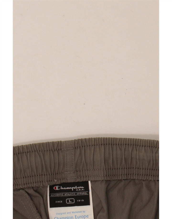 Champion Capri Pantalones De Chándal Para Hombre Algodón Gris Grande