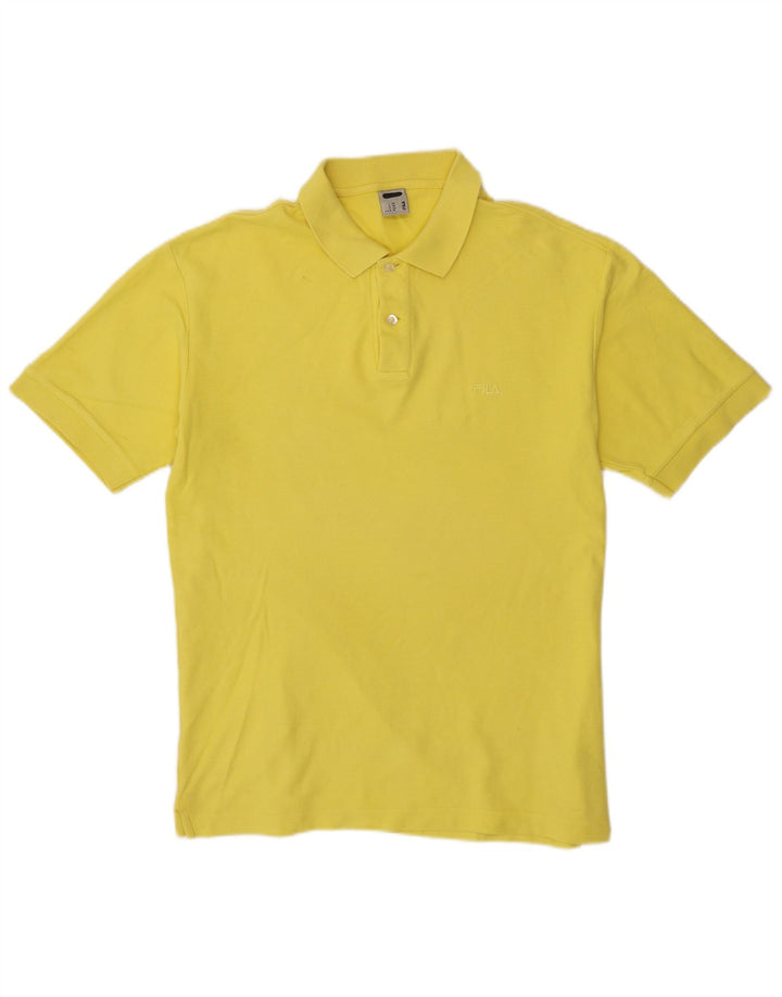 Polo Fila Hombre Amarillo Medio