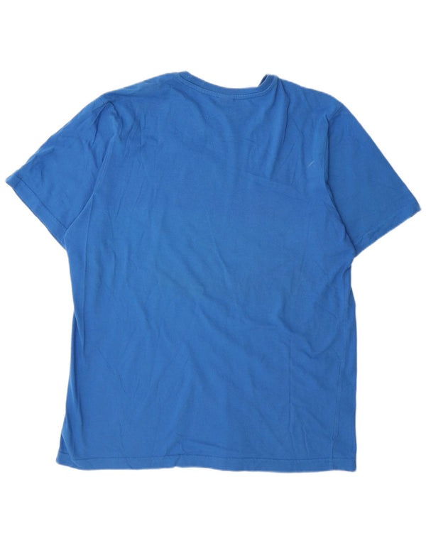 Reebok Camiseta Gráfica Hombre Top XL Algodón Azul