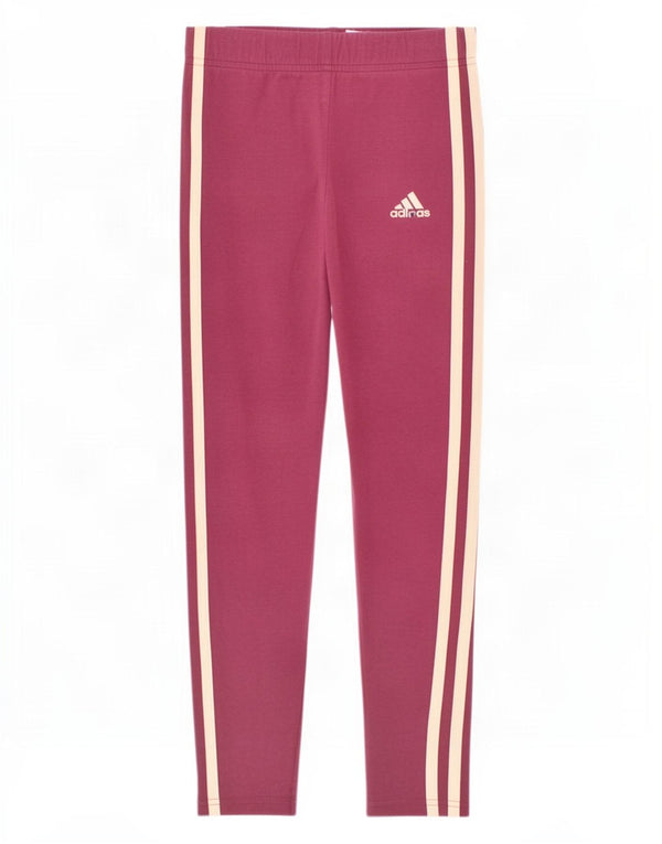 Leggings Adidas Niña 9-10 Años Burdeos Algodón