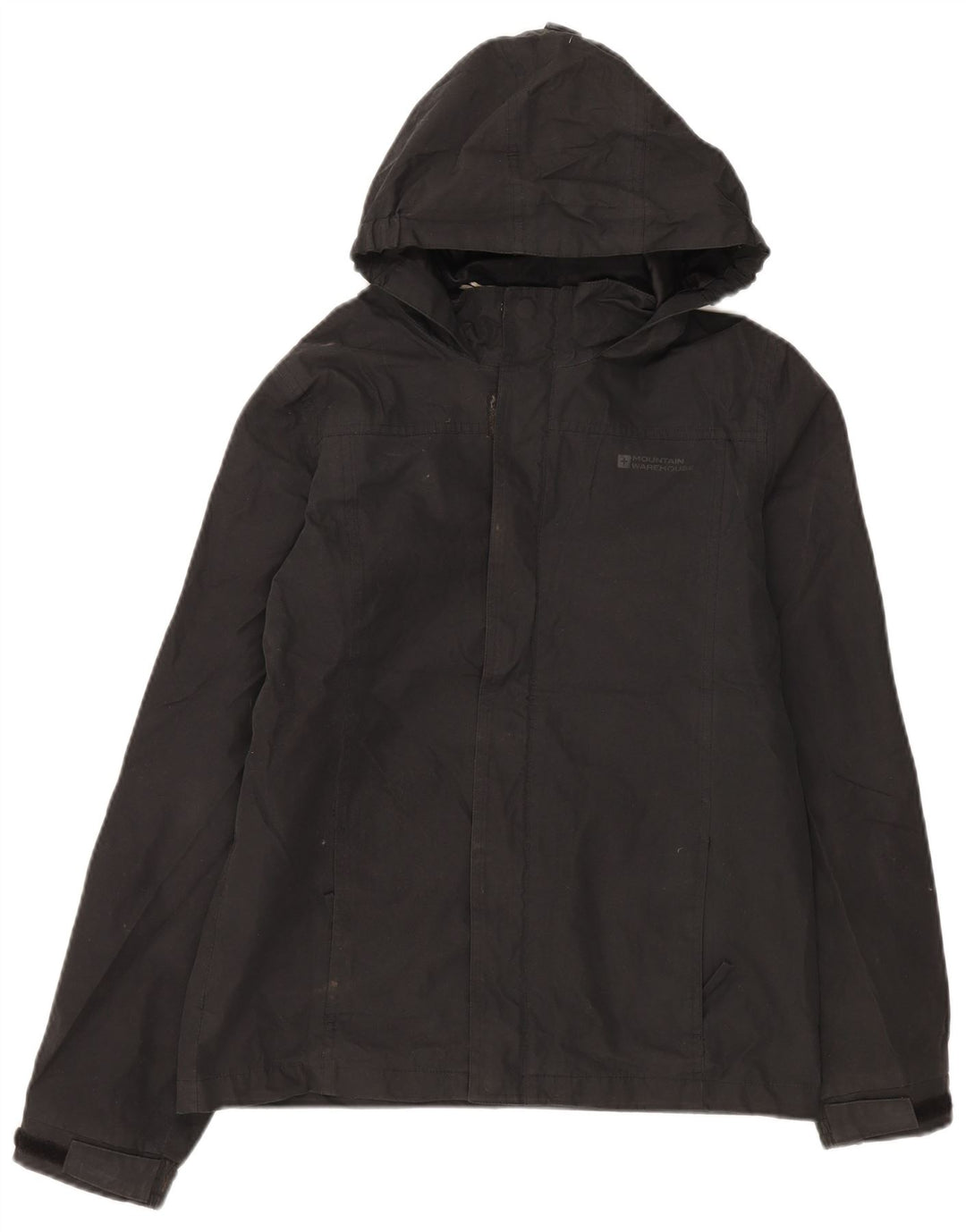 Mountain Warehouse Chaqueta cortavientos con capucha para niños 12-13 años Negro