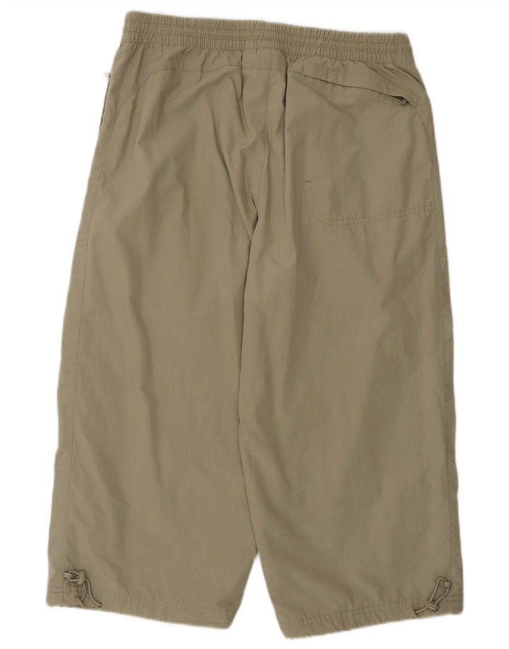 Adidas Mens Capri Chándal Pantalones Pequeño Caqui Poliéster