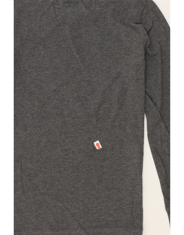 HURLEY Boys Graphic Top Long Sleeve 12-13 Years Large Grey Vintage Hurley and Second-Hand Hurley from Messina Hembry 