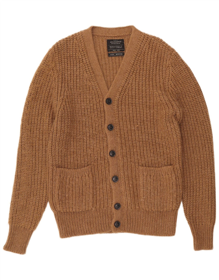 Suéter tipo cárdigan para hombre All Saints Acrílico marrón medio