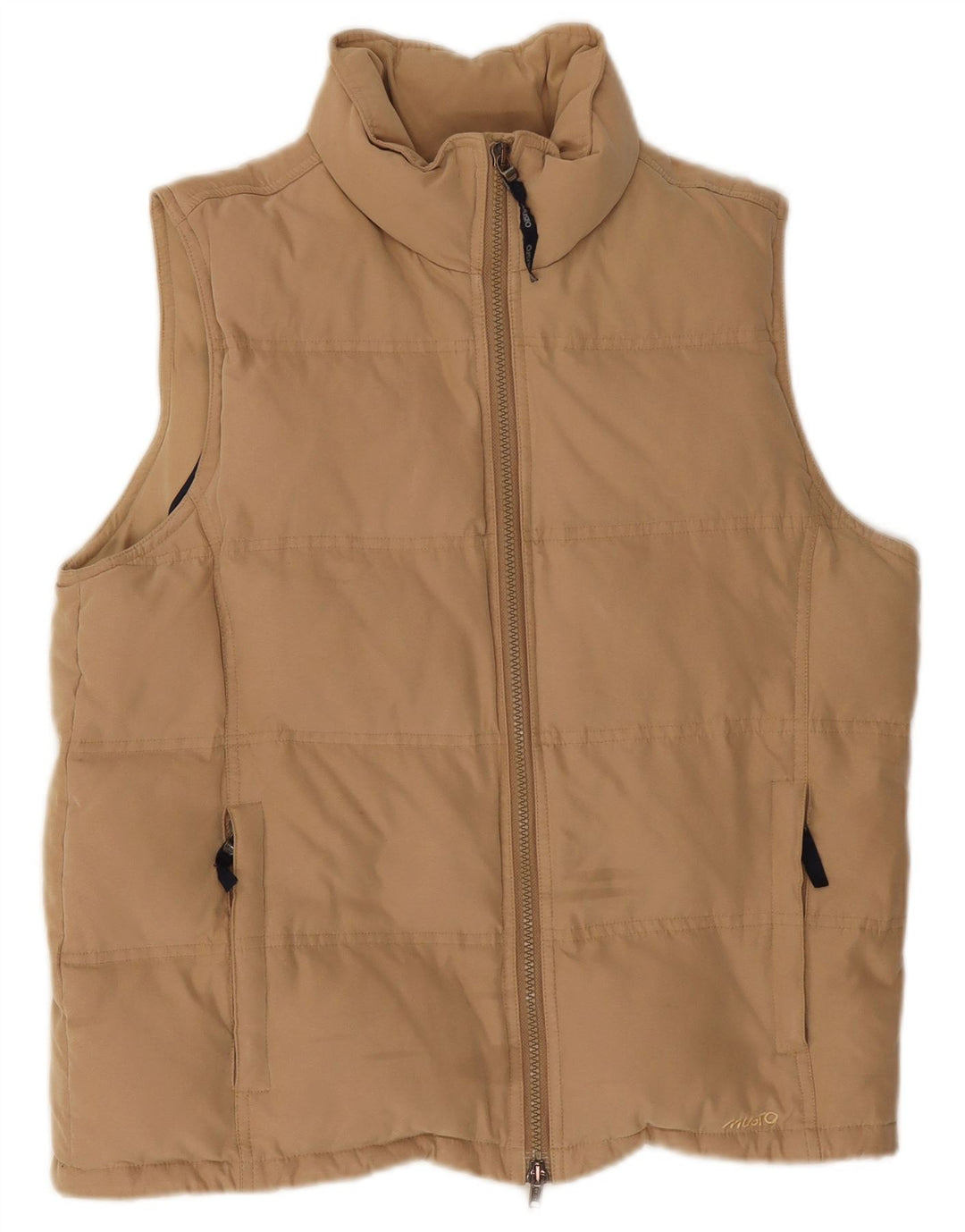 Musto Chaleco acolchado extragrande para mujer UK 10 Small Beige Poliéster
