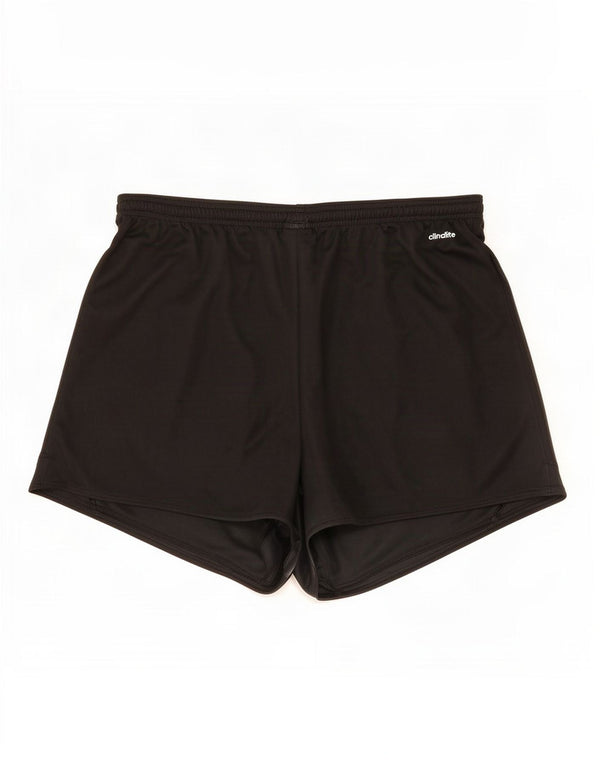 Adidas Mujer Climalite Sport Shorts UK 20/22 XL Negro Poliéster