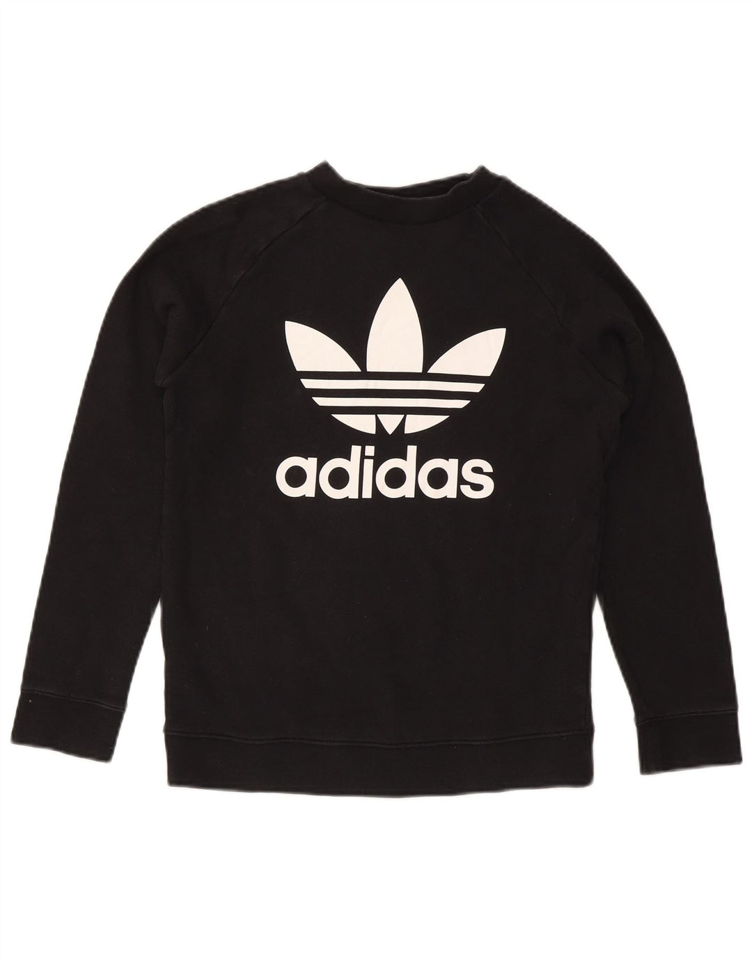 Adidas - Sudadera gráfica para mujer, talla 40, talla M, color negro