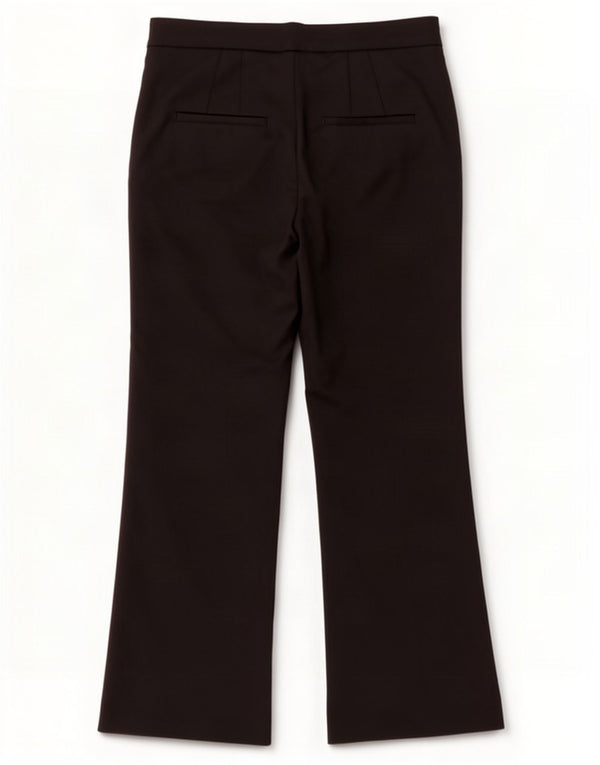 Zara Mujer Pantalones Casuales Bootcut EU 36 XS W26 L25 Algodón Negro