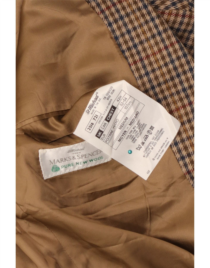 Marks & Spencer Chaqueta St. Michael Blazer para Hombre Reino Unido 42 Grande Marrón