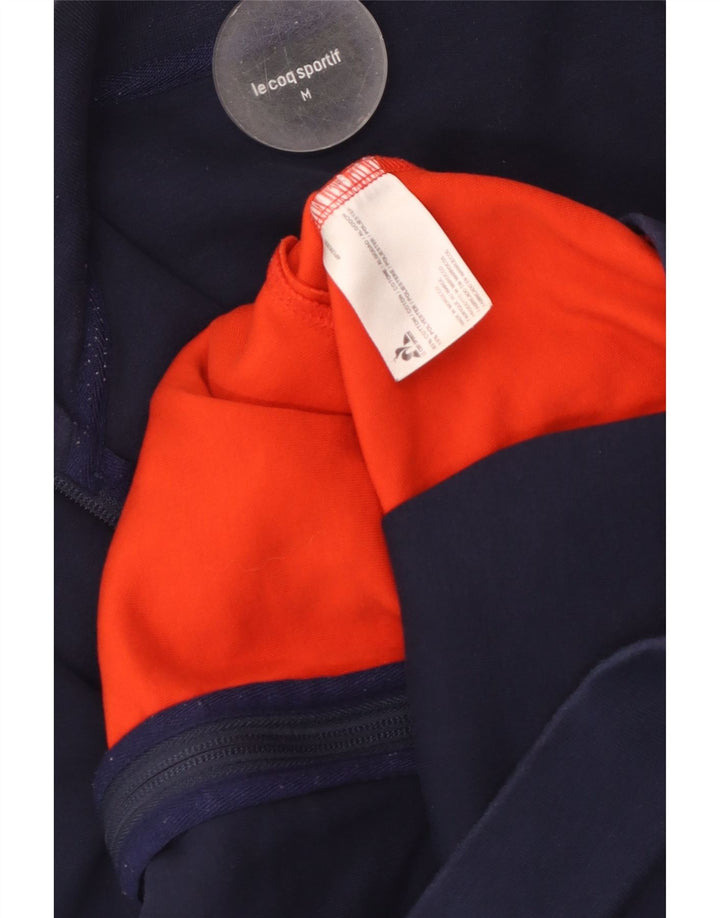 LE COQ SPORTIF Chaqueta de chándal para hombre, color azul marino medio, color block