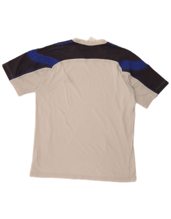 Adidas Camiseta para hombre Top UK 36/38 Small White Colourblock