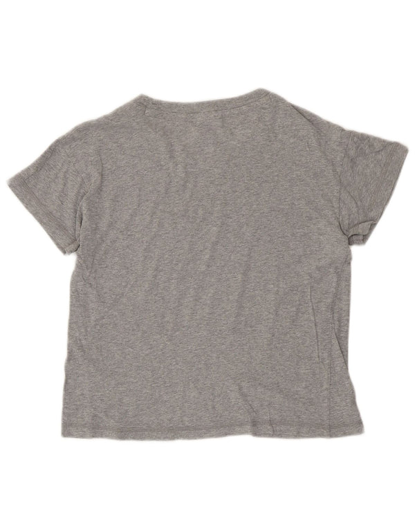 Champion Camiseta Corta con Gráfico para Mujer UK 6 XS Gris