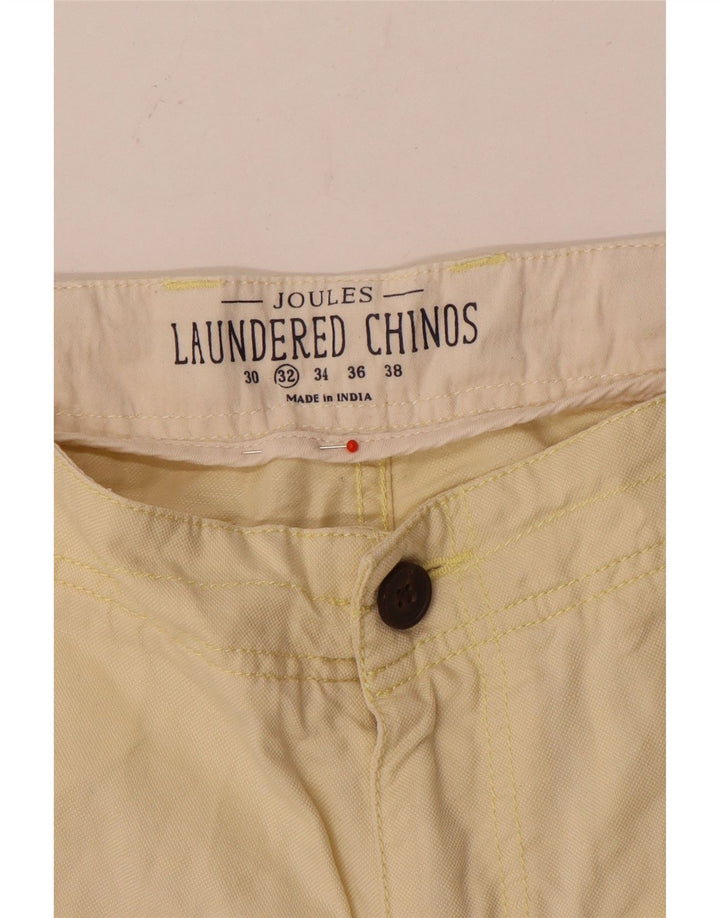 JOULES Pantalones cortos chinos para hombre W32 Amarillo medio