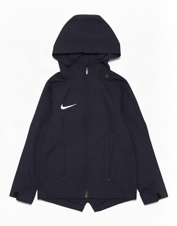 Nike Chaqueta impermeable holgada con capucha para niños 6-7 años XS Azul marino Poliéster