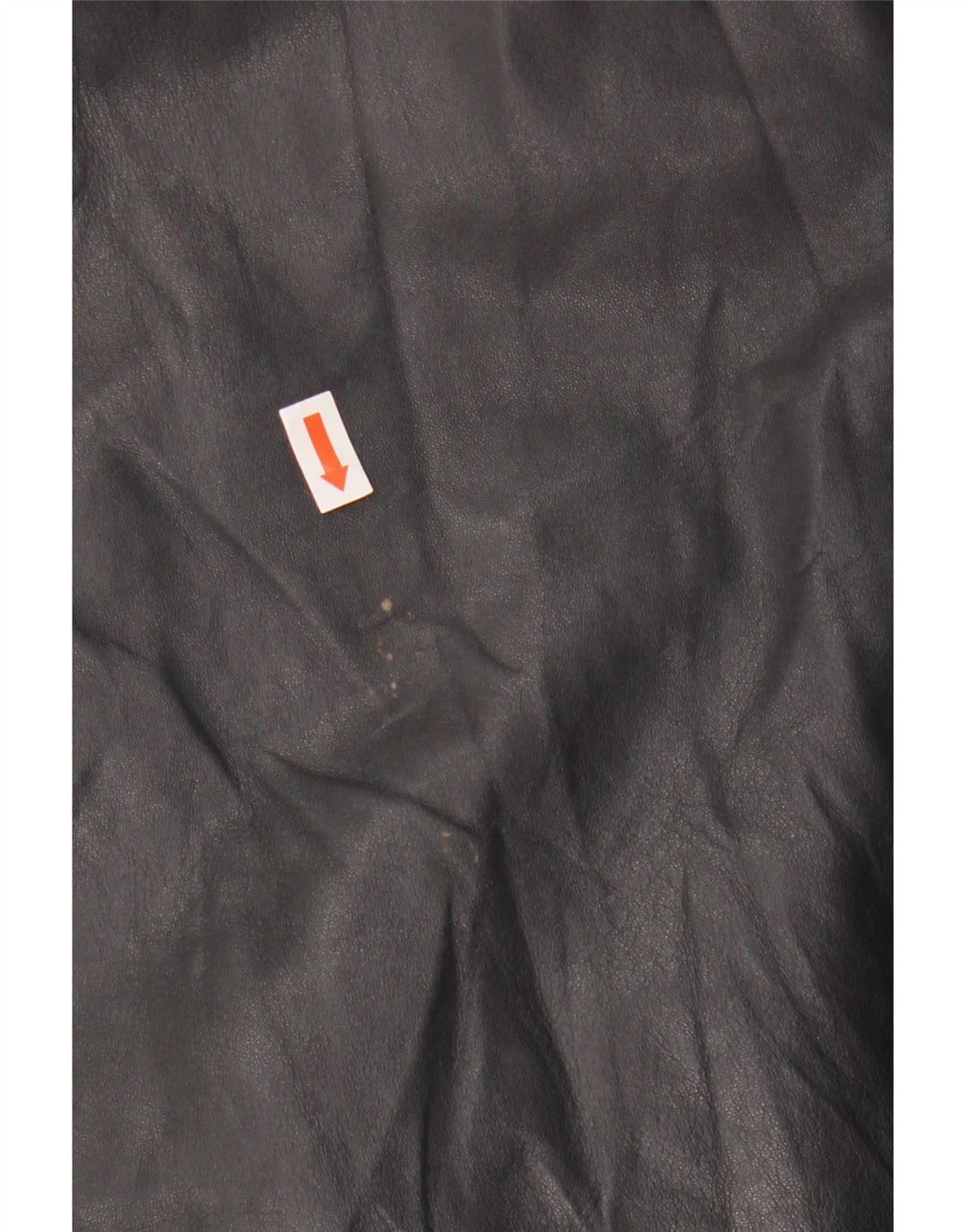 PER ME Chaqueta de cuero para mujer UK 22 2XL Cuero negro