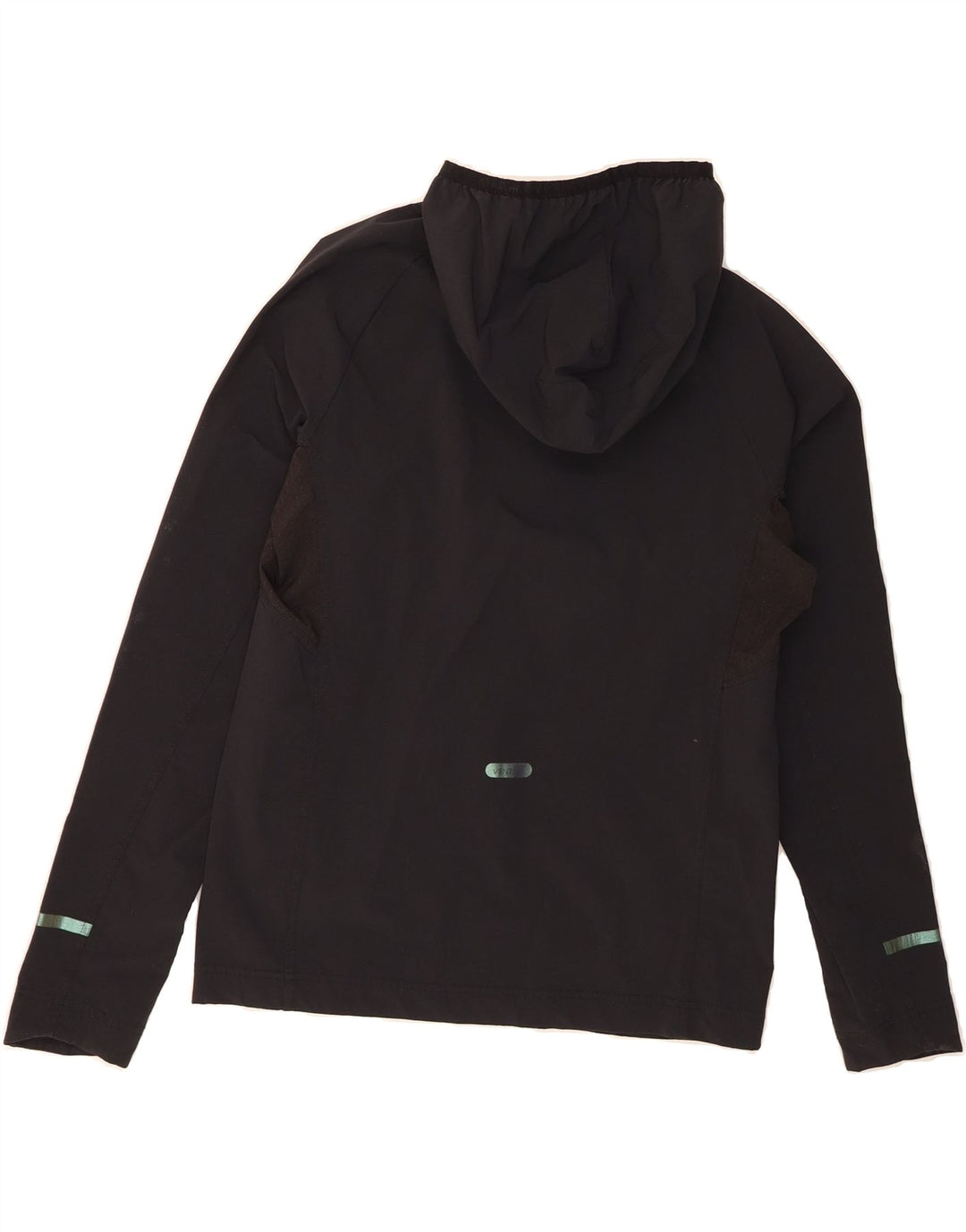 EMPORIO ARMANI Womens Oversized Windbreaker Jacket UK 10 Small Black Vintage Emporio Armani and Second-Hand Emporio Armani from Messina Hembry 
