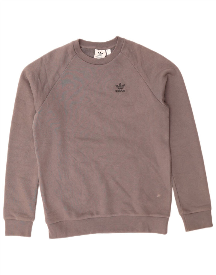 Adidas Hombre Primegreen Sudadera Jumper XS Gris Algodón