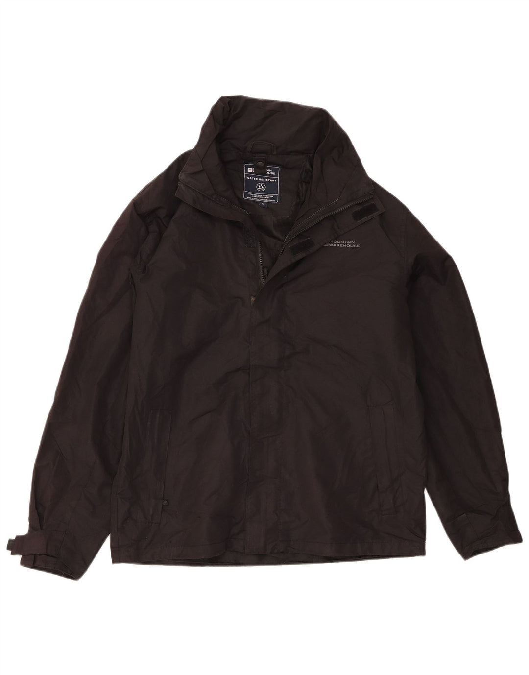 Chaqueta impermeable con capucha para hombre Mountain Warehouse UK 36 Small Poliéster negro