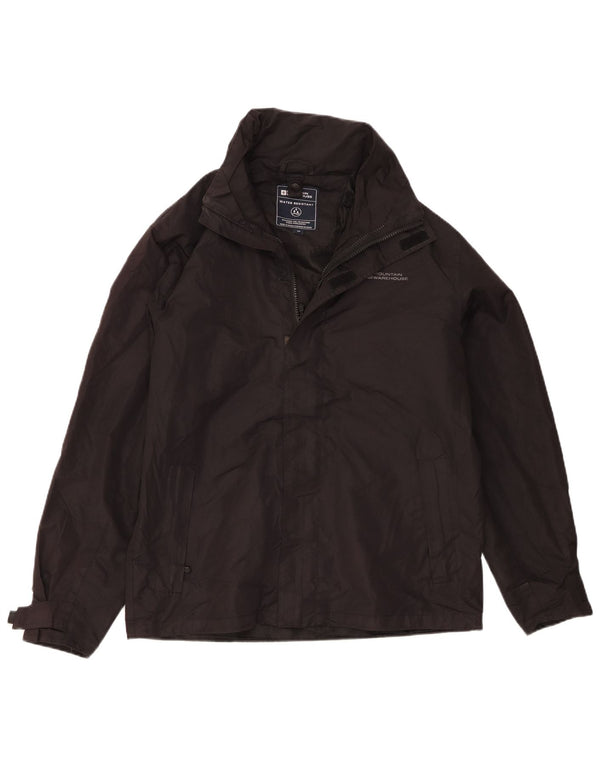 Chaqueta impermeable con capucha para hombre Mountain Warehouse UK 36 Small Poliéster negro