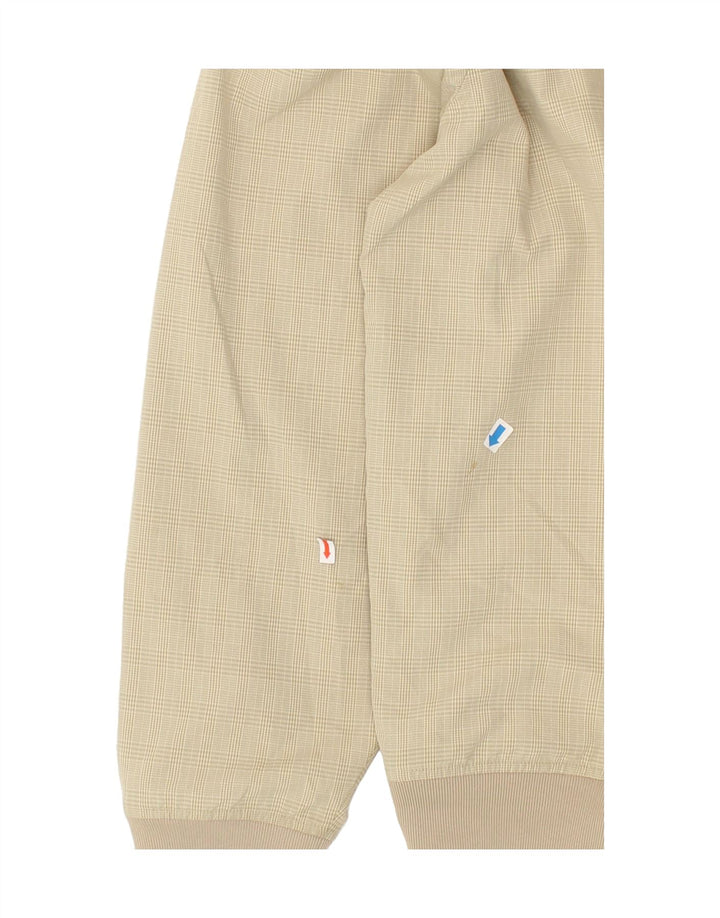 DOCKERS Mens Sweatshirt Jumper XL Beige Check Rayon Vintage Dockers and Second-Hand Dockers from Messina Hembry 
