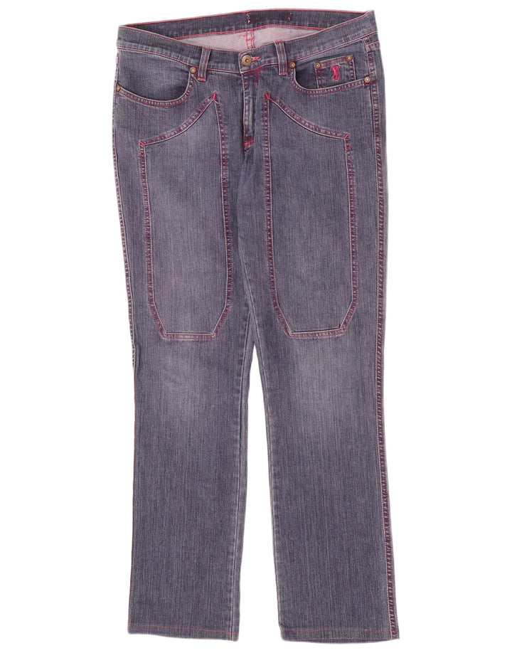 Vaqueros ajustados para mujer Jeckerson W34 L30 Algodón azul