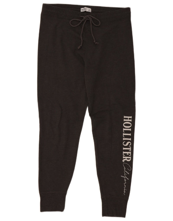 Hollister Mujer Graphic Chándal Pantalones Joggers UK 46 Grande Gris