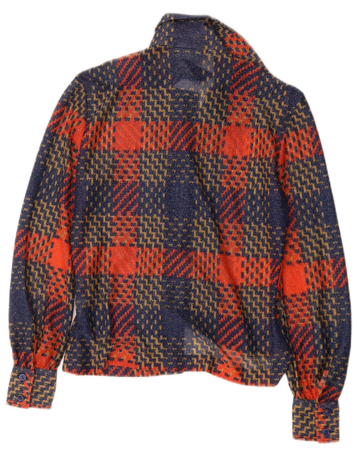 Blusa camisera para mujer Bleyle IT 38 XS Poliamida a cuadros multicolor