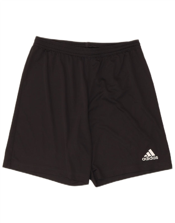 Adidas - Pantalones cortos deportivos para hombre, talla grande, poliéster negro