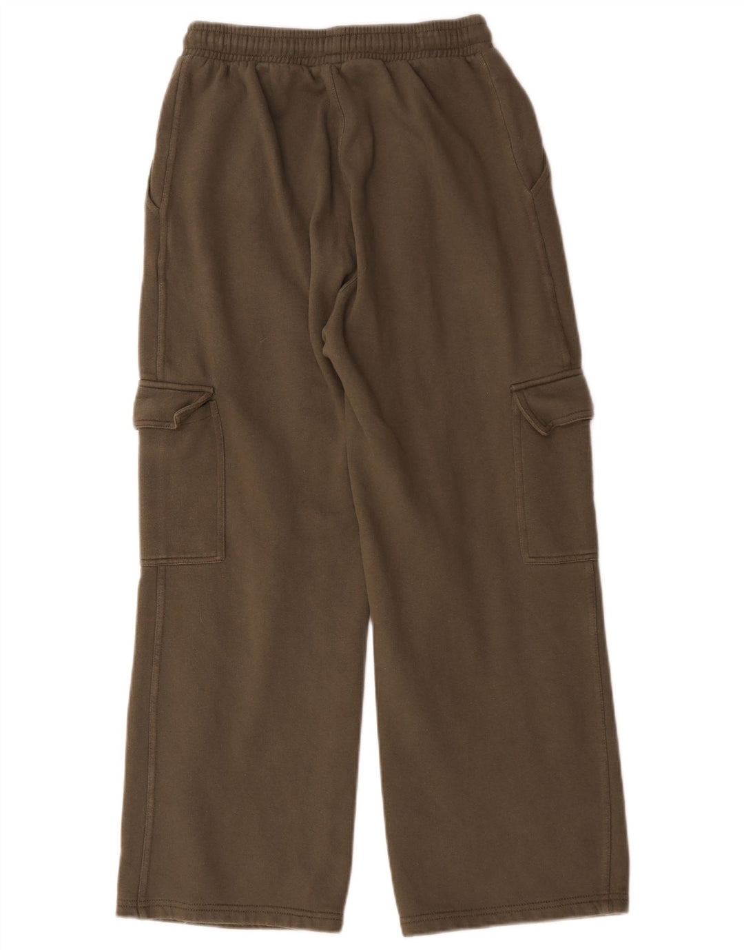Zara Mujer Pantalones De Chándal Cargo UK 42 Medium Caqui Algodón