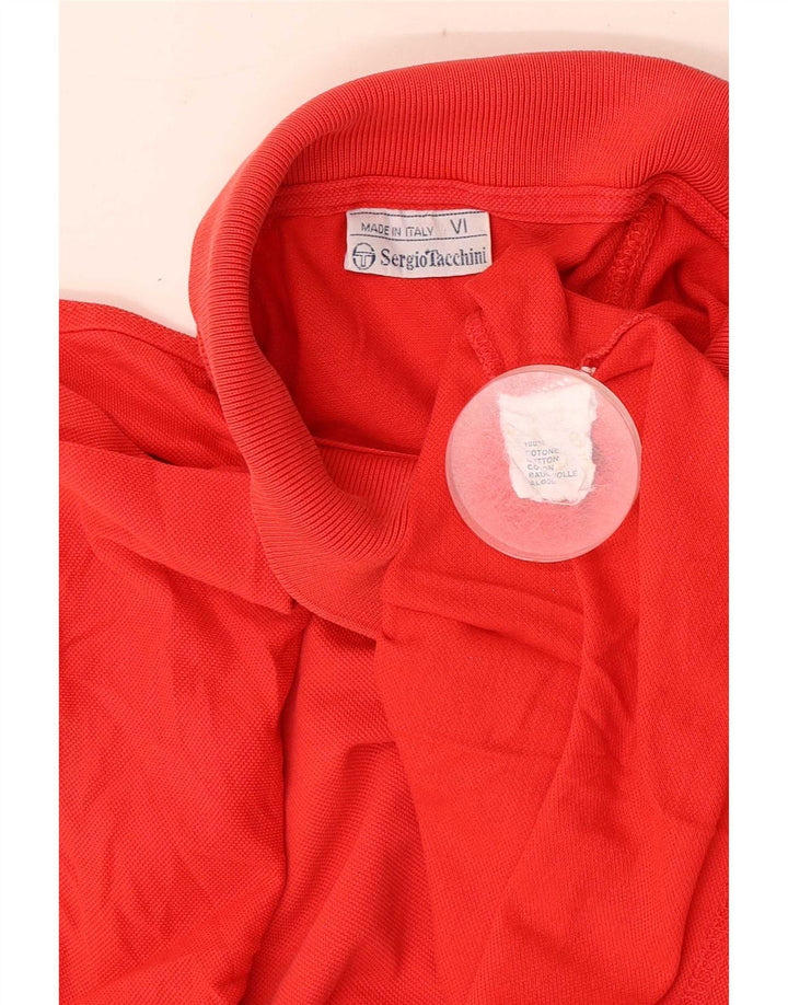 Sergio Tacchini Polo Hombre Algodón Rojo Medio